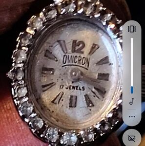 Women's Silver Watch with Crystal Accents